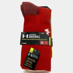 Mens Under Armour Heatgear Baseball Socks XL NEW